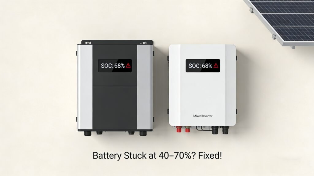 battery stuck charging